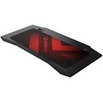 Ultradesk herný stôl ACTION v2, 113x61x77 cm, s XXL podložkou pod myš, držiak slúchadiel aj nápojov