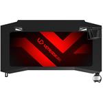 Ultradesk herný stôl ACTION v2, 113x61x77 cm, s XXL podložkou pod myš, držiak slúchadiel aj nápojov