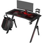 Ultradesk herný stôl ACTION v2, 113x61x77 cm, s XXL podložkou pod myš, držiak slúchadiel aj nápojov
