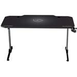 Ultradesk Herný stôl FRAG, Graphite, 140x66 cm, 76 cm