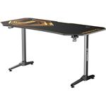 Ultradesk herný stôl Frag XXL, 160x75 cm,75 cm, s celoplošnou XXL podložkou, držiak nápojov a slúchadiel, zlatá