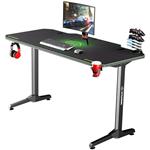 Ultradesk Herný stôl FRAG - Zelený, 140x66 cm, 76 cm, s XXL podložkou pod myš, s ultradesk BEAM, držiak slúchadiel