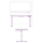 Ultradesk QUEST, herný stôl, čierna