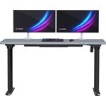 Ultradesk QUEST, herný stôl, čierna-šedá