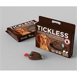 Ultrazvukový repelent TickLess Pet proti klíšťatům, hnědý
