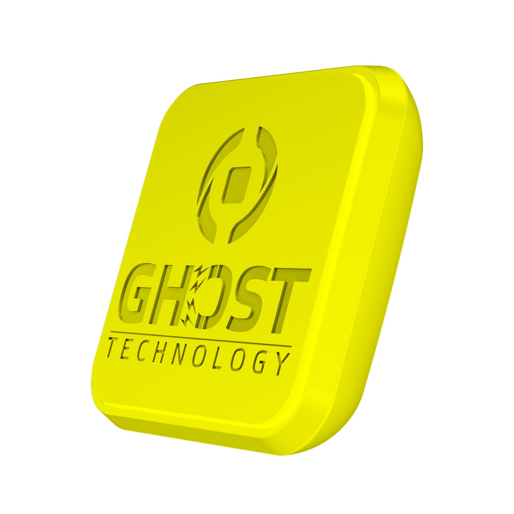 Univerzálny magnetický držiak CELLY GHOSTFIX pre mobilné telefóny, adhezívny povrch, žltý