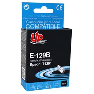 UPrint kompatibil. ink s C13T12914010, T1291, black, 14ml, E-129B, pre Epson Stylus SX420W, 425W, Stylus Office BX305F, 320FW