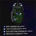 uRage Reaper Revolution, drôtová myš, herná, čierna