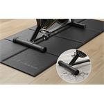 Urevo podložka pod fitness zariadenia, 160 cm x 65 cm, čierna