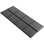 Urevo podložka pod fitness zariadenia, 160 cm x 65 cm, čierna