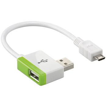 USB2.0 HUB 2-portový s micro USB káblom