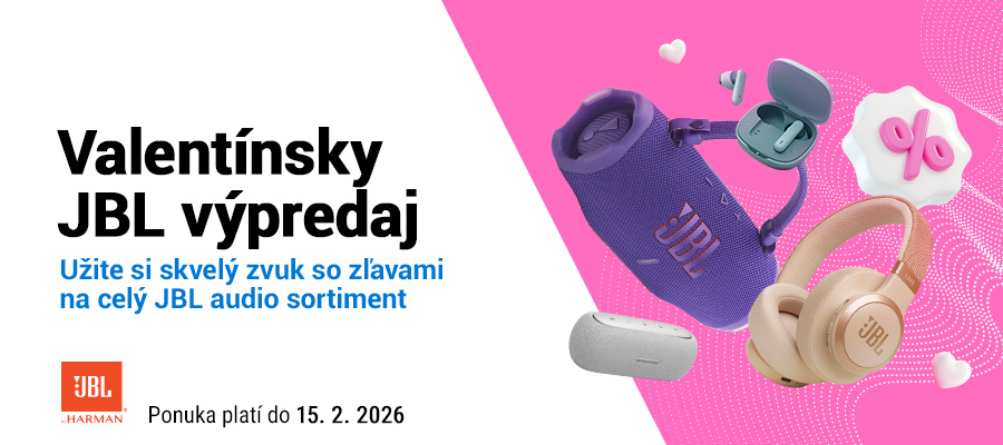 Valentínky výpredaj s JBL