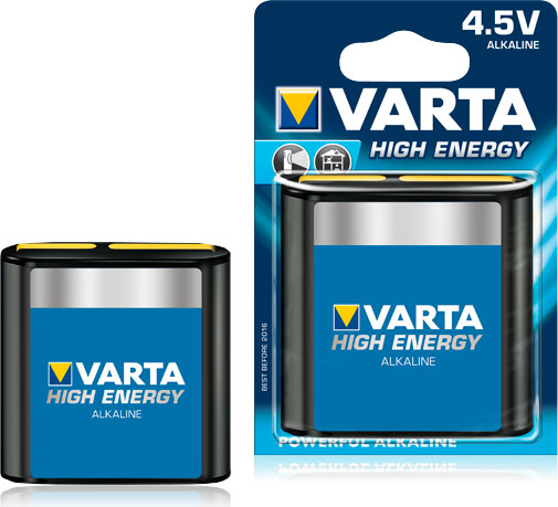 Varta HighEnergy, alkalická batéria 3LR12 (4,5V) 1 ks, blister