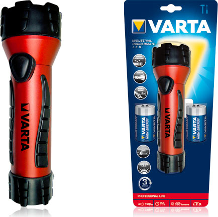 Varta Industrial Rubbermate LED 2D