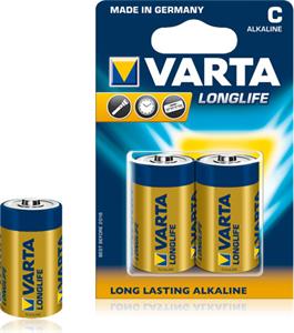 Varta LongLife, alkalická batéria LR14 (C) 2 ks, blister