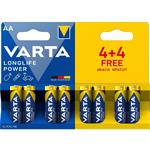 VARTA Longlife Power 4+4 AA (Double Blister)