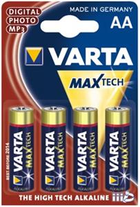 Varta Max Tech AA, alkalická batéria, 4 ks