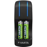 Varta Pocket Charger + 4xAA 2100mAh a 2xAAA 800mAh R2U, nabíjačka batérií