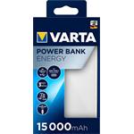 Varta Power Bank, 15.000 mAh, biely