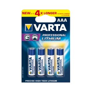 Varta Professional Lithium R3 (AAA), líthiová betéria, 4 ks