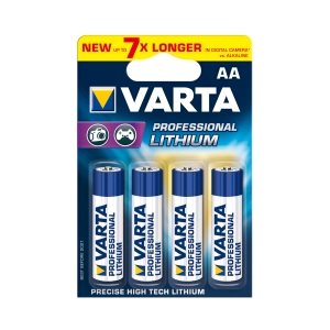 Varta Professional Lithium R6 (AA), líthiová batéria, 4 ks, blister