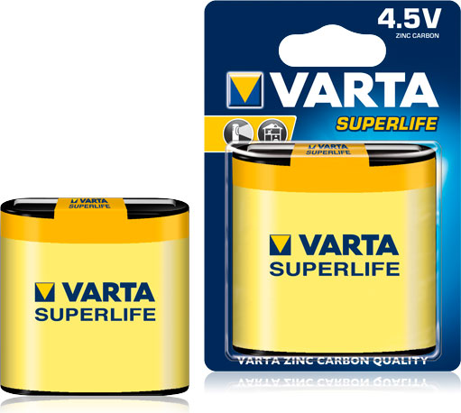 Varta SuperLife, batéria 3LR12 (4,5V) 1 ks, blister