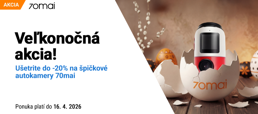 Veľkonočná akcia na autokamery 70mai