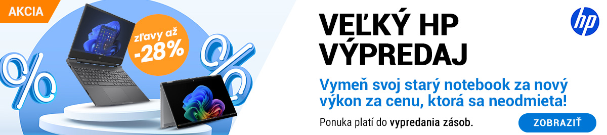 Veľký HP výpredaj! Zľavy až do 28% a darčeky navyše!