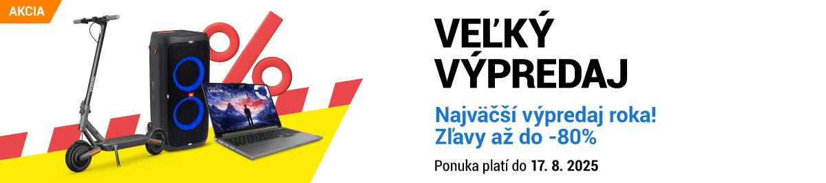 Veľký letný výpredaj elektroniky