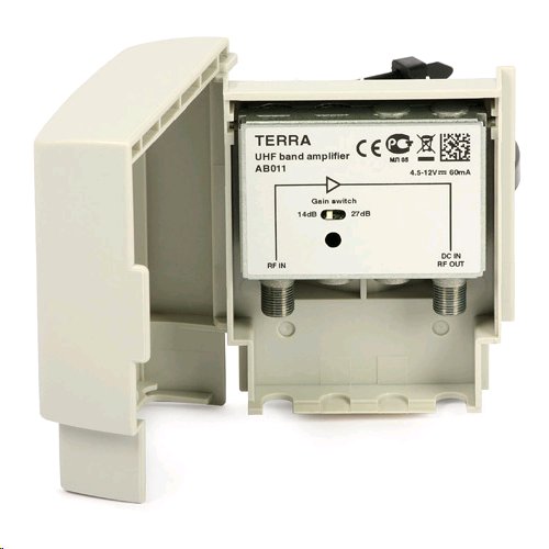 Venkovní zesilovač Terra AB011 (27dB 5/12V)