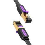 Vention patch kábel RJ45, cat. 7, UTP, 5,0m, čierny, plochý