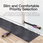 Vention patch kábel RJ45, cat. 7, UTP, 8,0m, čierny, plochý