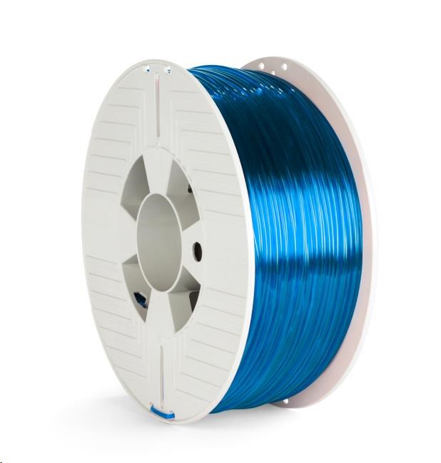 VERBATIM 3D Printer Filament PET-G 2.85mm, 123m, 1kg transparentná modrá