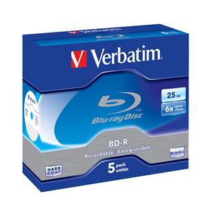 Verbatim BD-R (5-Pack)Jewel/6x/25GB