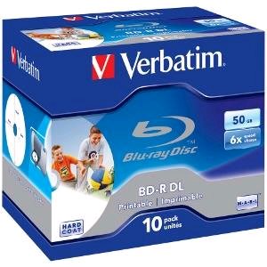 Verbatim BD-R DL 50GB Printable 6x pre tlač ,1ks 