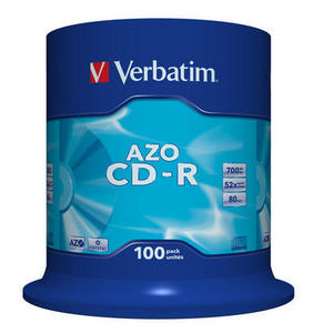 Verbatim CD-R 100 pack 52x/700MB/Extra Protection