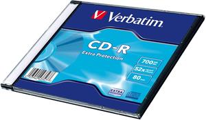 Verbatim CD-R 52x/700MB/Slim/Extra Protection