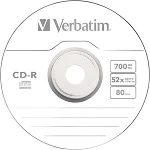 Verbatim CD-R/700MB/Extra Protection/52x, 1ks