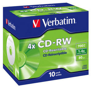 Verbatim CD-RW 2-4x/Jewel