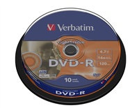 Verbatim DVD-R 10 pack 16x/4.7/LightScribe