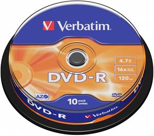 Verbatim DVD-R 10 pack 16x/4.7GB
