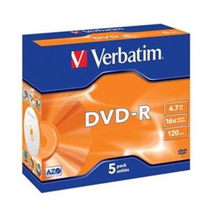 Verbatim DVD-R 16x/4.7GB/Jewel