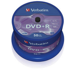 Verbatim DVD+R 50 pack 16x/4.7GB