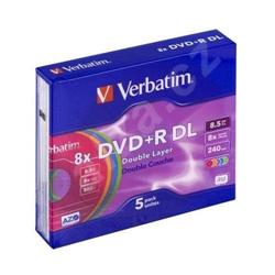 Verbatim DVD+R DL /Slim/8.5GB/8X