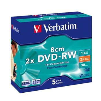 Verbatim DVD-RW 1-2x/1.4GB/Jewel/8cm