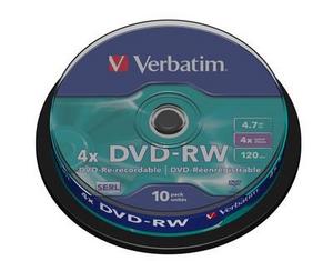 Verbatim DVD-RW 10 pack 4x/4.7GB
