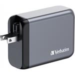 Verbatim GNC-100 cestovný adaptér, GaN, 3xUSB-C PD 100W, 1xUSB-A