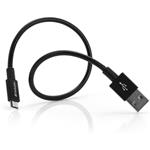 Verbatim kábel USB 2.0 na micro USB M/M, prepojovací, 0,3m