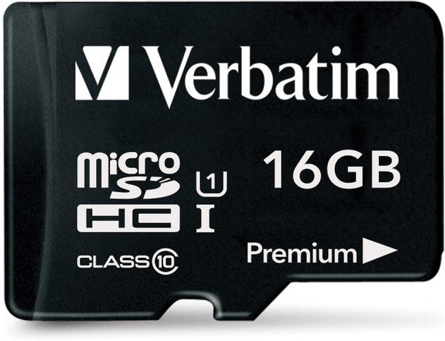 Verbatim Premium microSDHC 16GB + adaptér, U1