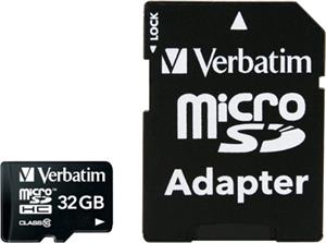 Verbatim Premium microSDHC 32GB + adaptér, U1